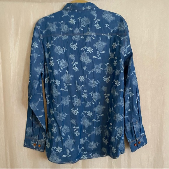 SSLR Floral Button Down Shirt - Picture 5 of 5